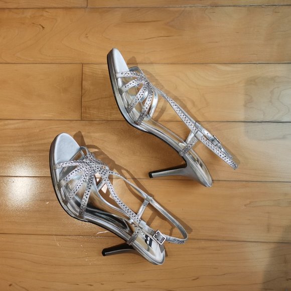 Brown's Sparkle Heeled Sandals - Picture 4 of 11